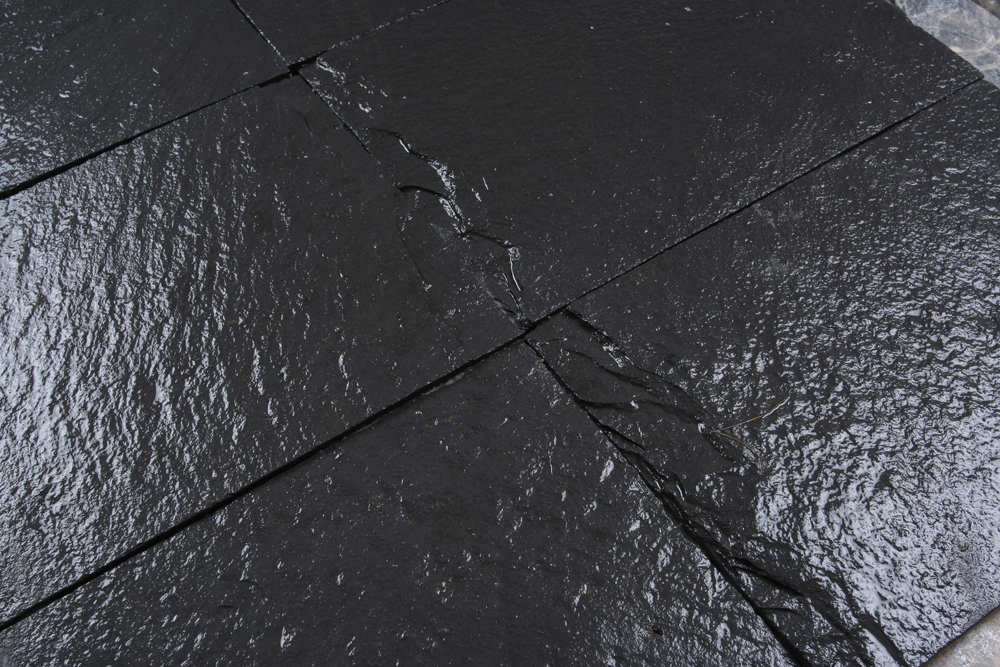 Natural Black Quartz Stone tiles