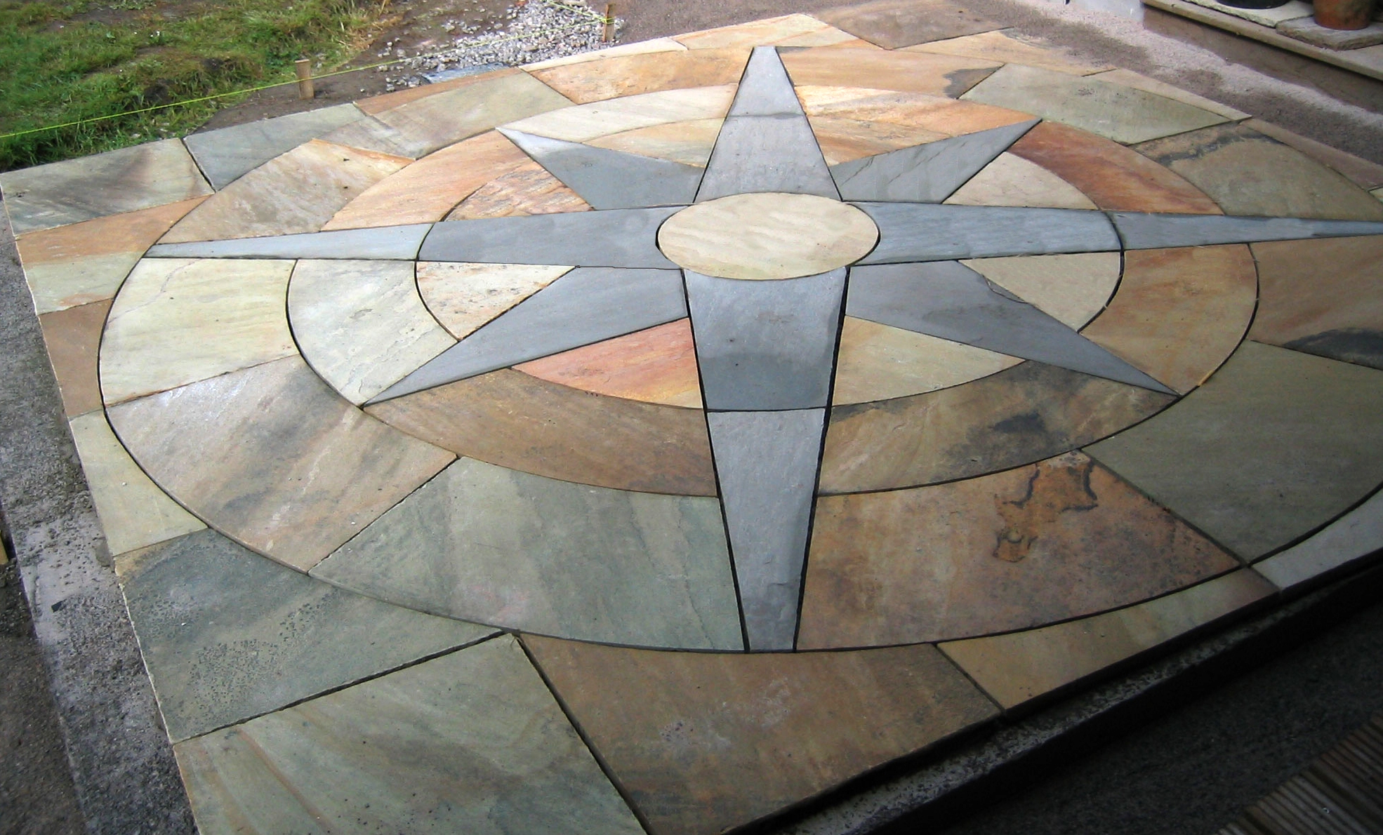 Star Circle Paving for garden