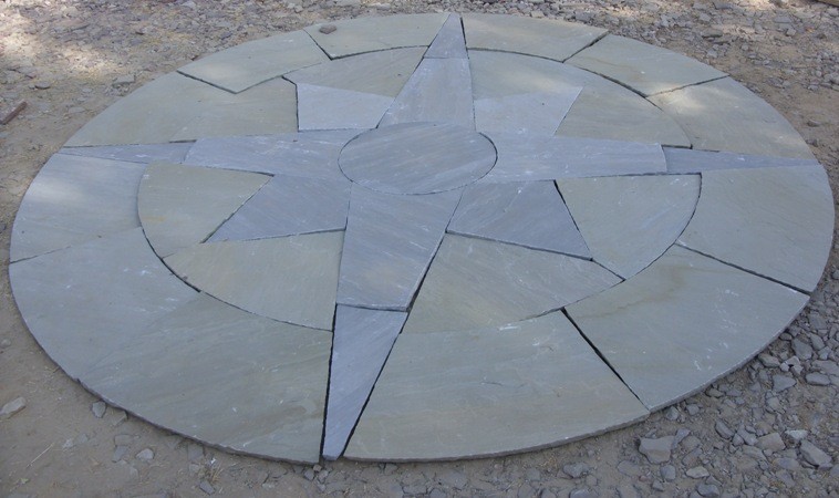 Star Circle Paving for garden